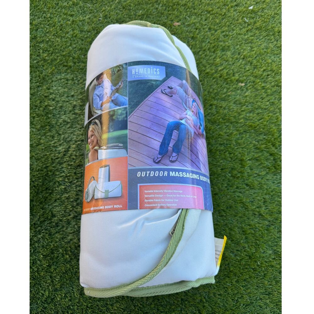 NEW HoMedics Massaging Body Roll Mat Outdoor Portable Massage Cushion Relaxation